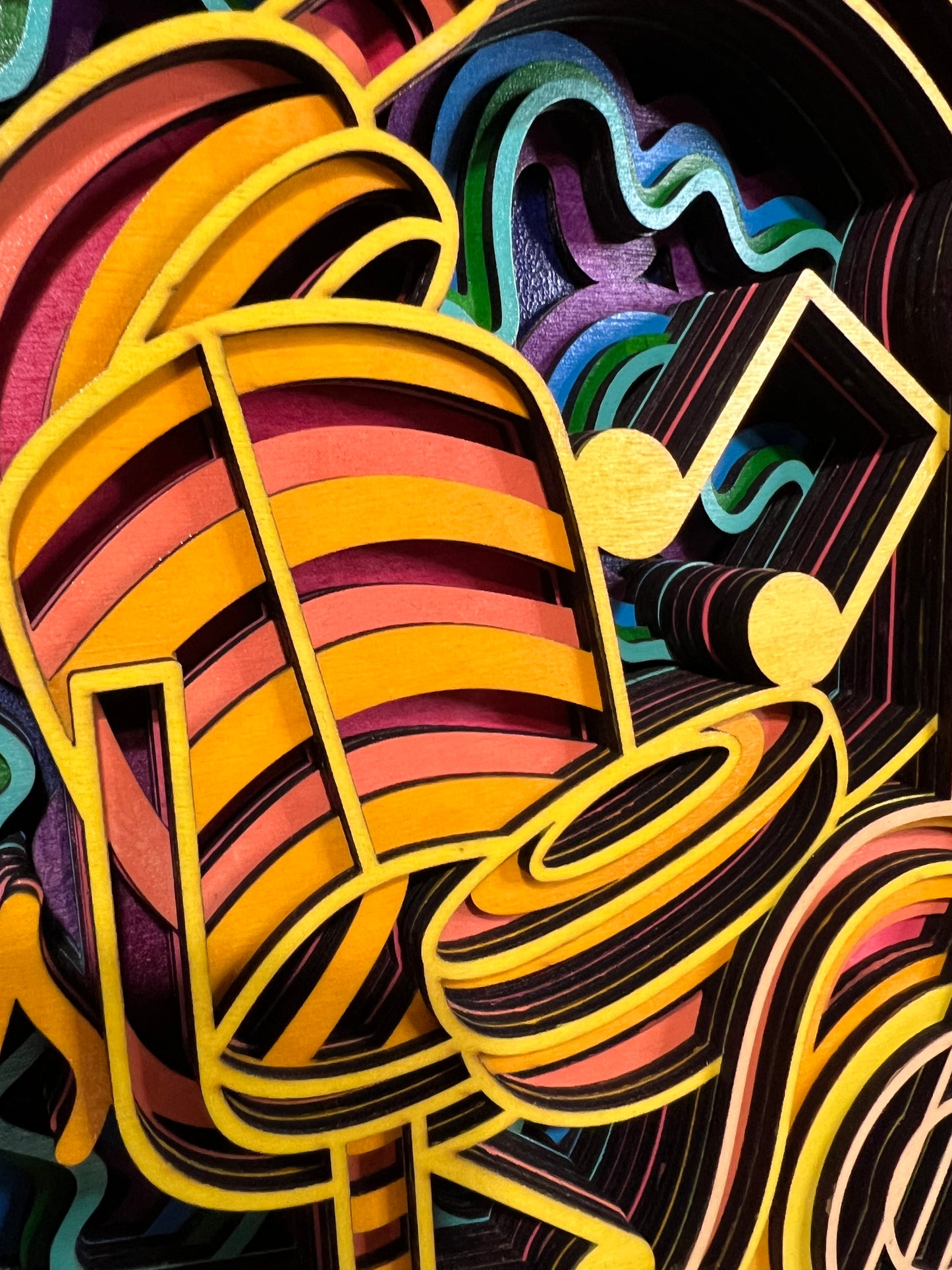 Musical Instruments - Multilayer Wood Art