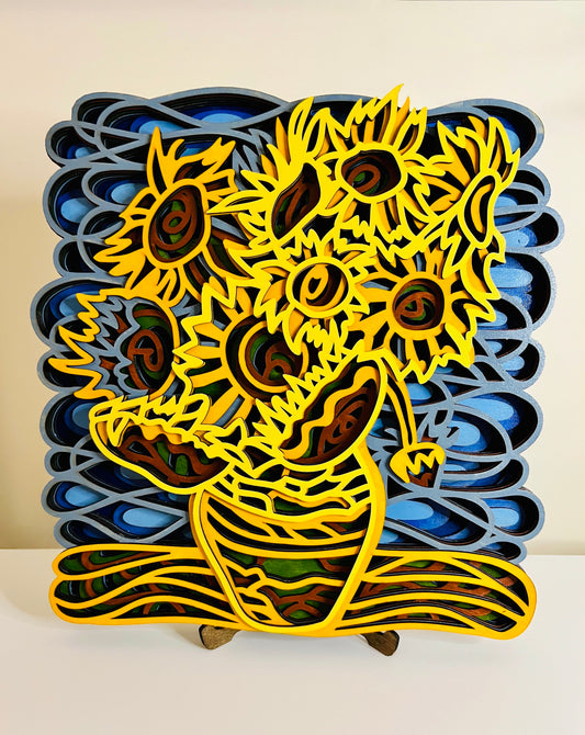 Sunflowers inspired by Van Gogh